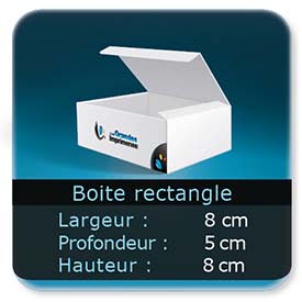 Emballage (Coffret, Boîte, carton, colis et etuis) 8 x 5 x 8 cm - Largeur de 8 Cm - Profondeur 5 Cm - Hauteur de 8 Cm