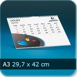 Calendriers A3 297x420mm