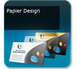 Carte message société Papier Design
