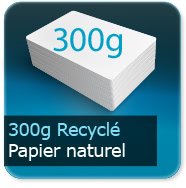 Flyers 300g Recyclé Blanc