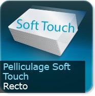 Cartes de visite Pelliculage Mat Soft Touch au Recto