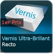 Cartes de visite Vernis ultra-brillant au Recto