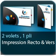 Cartes de correspondance Impression couleur au Recto et Verso - 1 plis
