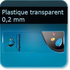 Marque pages PVC 0.2 MM souple transparent