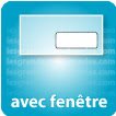 Enveloppes 90g kraft avec fenêtre