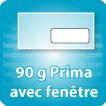 Enveloppes 90g Prima avec fenêtre