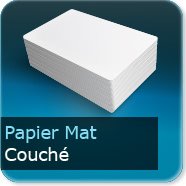 Autocollant professionnel & étiquette adhésive Papier blanc mat