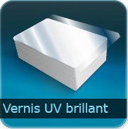 Dépliants / Plaquettes Vernis UV Brillant