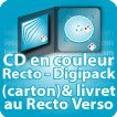 CD DVD Gravure & Packaging CD Quadri R° livret & Digipack Quadri RV