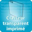 Classeur carton polypro Polypropylène Transparent 8/10