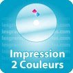 CD DVD Gravure & Packaging Impression disque 2 couleurs