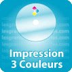CD DVD Gravure & Packaging Impression disque 3 couleurs