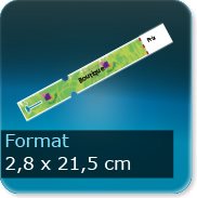 Autocollant & Étiquette Format 28x215 mm