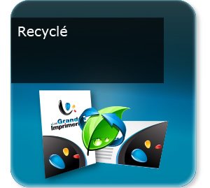 flyer personnalisé Recyclé
