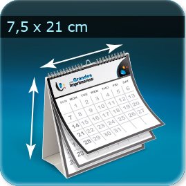 Calendriers 210x75mm