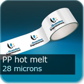 Ruban adhésif Hot Melt 28 microns