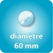 Autocollant  standard (choix limité) Rond de 60 mm