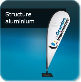 Kakémono / roll up Structure en aluminium
