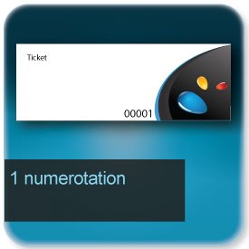 Carnets de tickets Une numérotation (1 seul numero incrémenté)