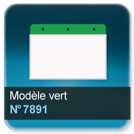 Badge Modèle Vert n7891